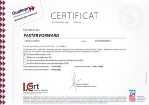 Certificat Qualiopi Faster Forward2 1 E1702396529200